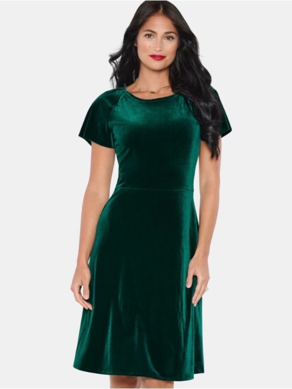 Velvet Midi Dress